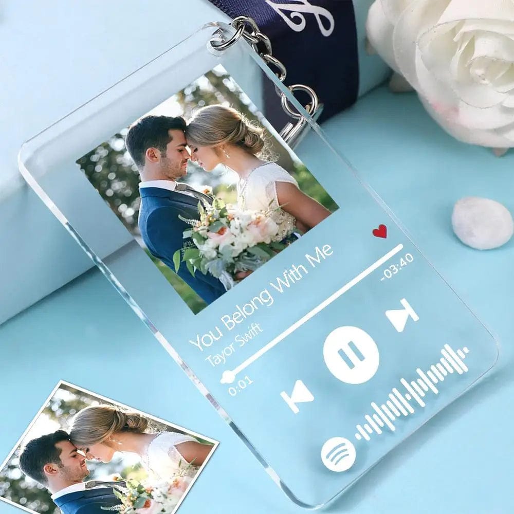 Giftlab Music Code Art Glass Album Cover Custom Music Plaque Anniversary Gift For Lover - Image 2