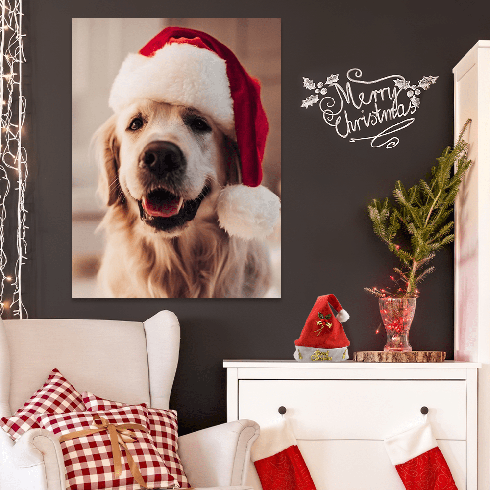 Christmas Gifts Photo Canvas Print Wall Art Decor - 30*40cm