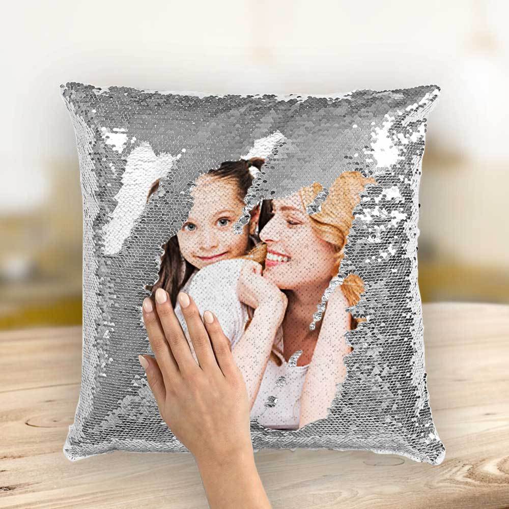 Gift For Mom Custom Sequin Pillow Mother's Day Gift Christmas Gift For Mom - Image 2