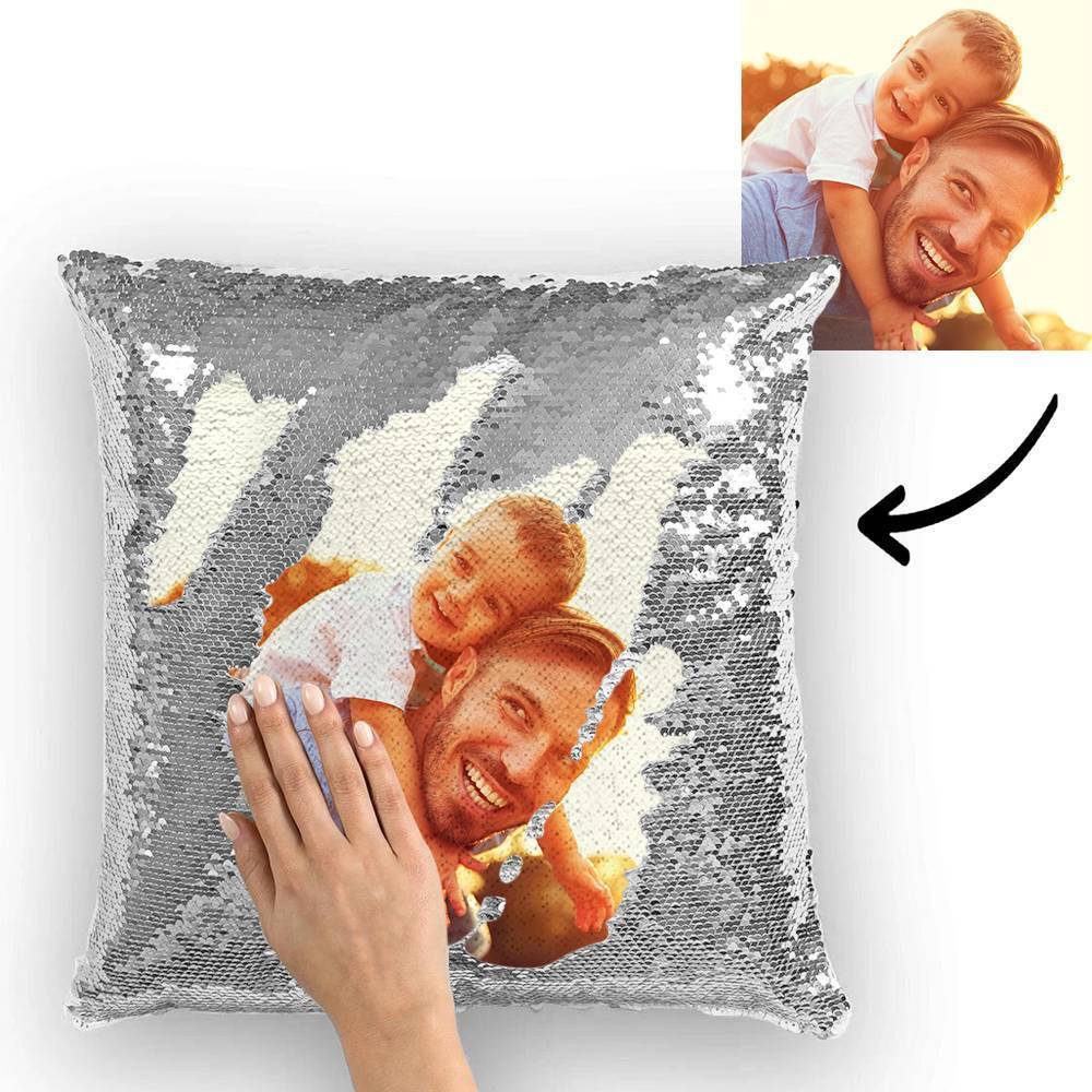 Family Gift Photo Magic Sequins Gift For Mom - 15.75''*15.75'' - Image 2