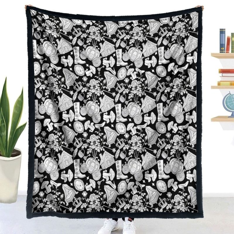 DIY Coloring Blanket Handmade Graffiti Blanket Creative Blanket For Kids And Adults Christmas Gift Shoes