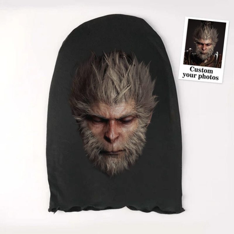 Wukong Mask Custom Face 3D Spoof Mask Personalized Cosplay Funny Mask Performance Mask for Party Halloween Gifts
