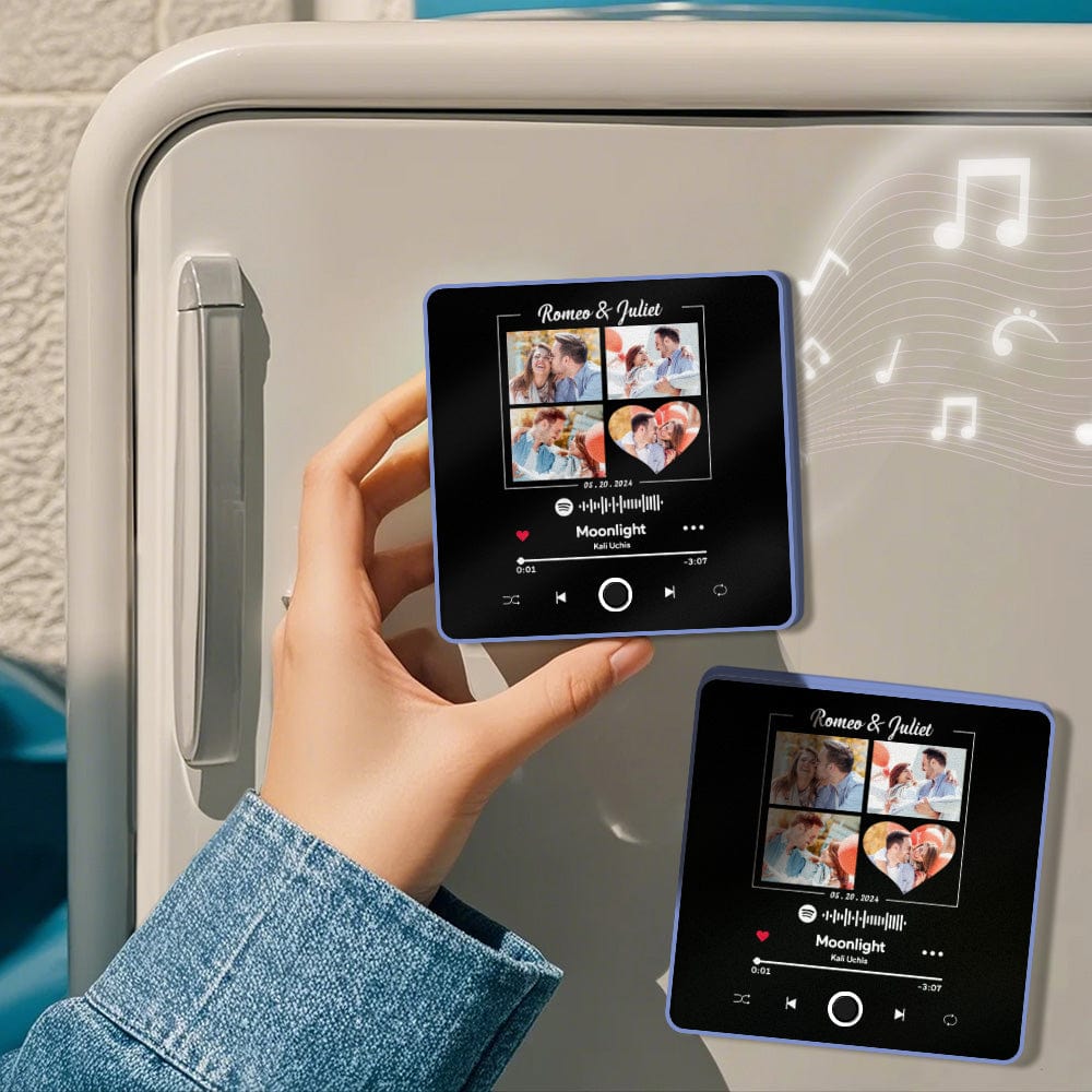 Personalized Photo Album Fridge Magnet Music Wall Photo Sticker Music Movement That Can Be Played Without Cell Phone Music Fridge Magnet Pro Can Play Songs - Image 4
