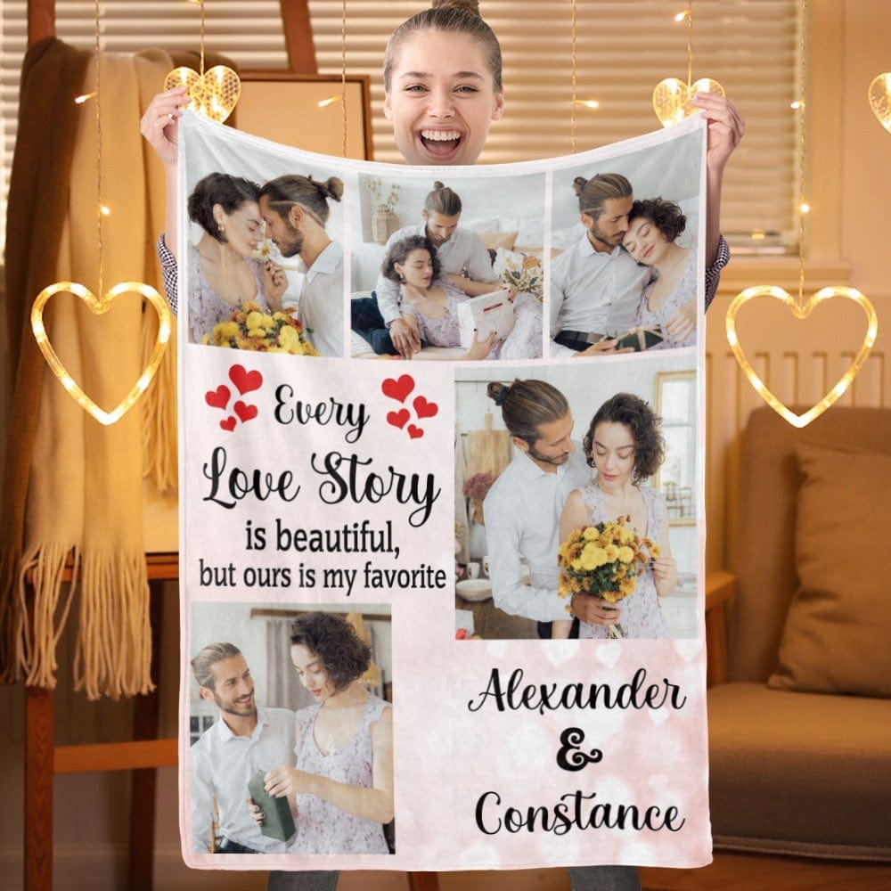 Valentines Blanket Custom Blanket Valentine's Day Gift