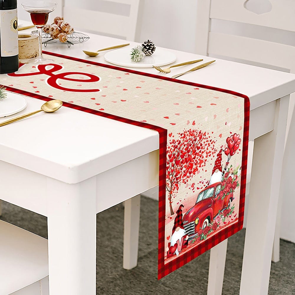 Valentine's Day Table Runner Goblins and Car Valentine's Day Gifts for Her - Image 2