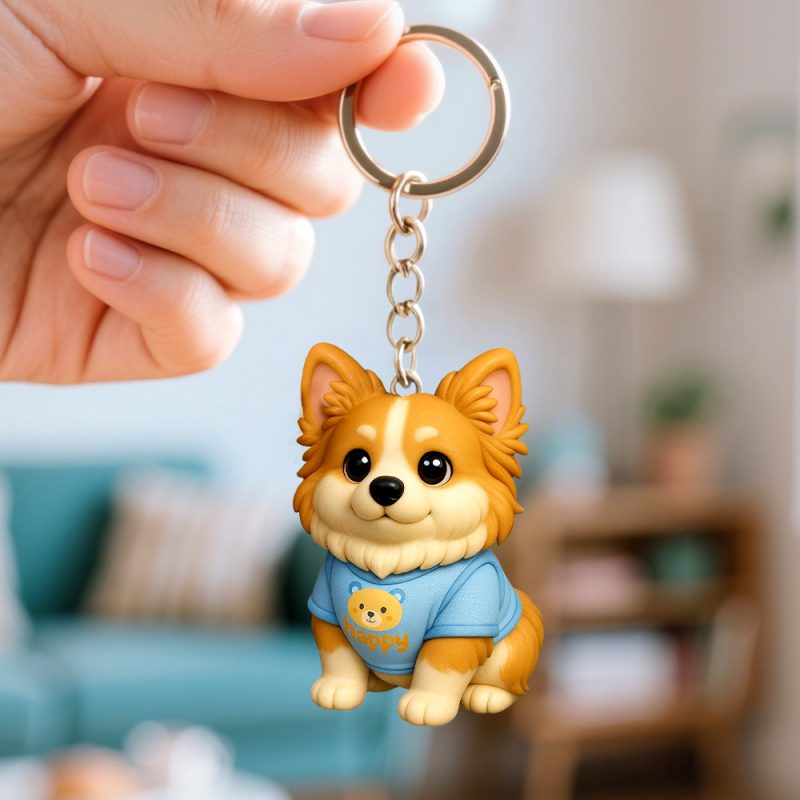 Cute Personalized 3D Keychain Custom Character Made from Your Image