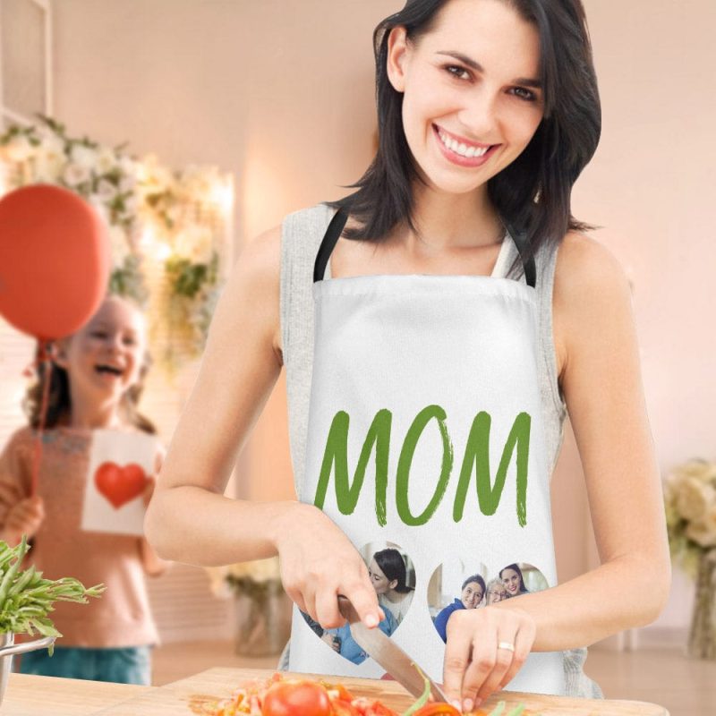 Mother’s Day Apron Custom Apron with Photo Gift for Her
