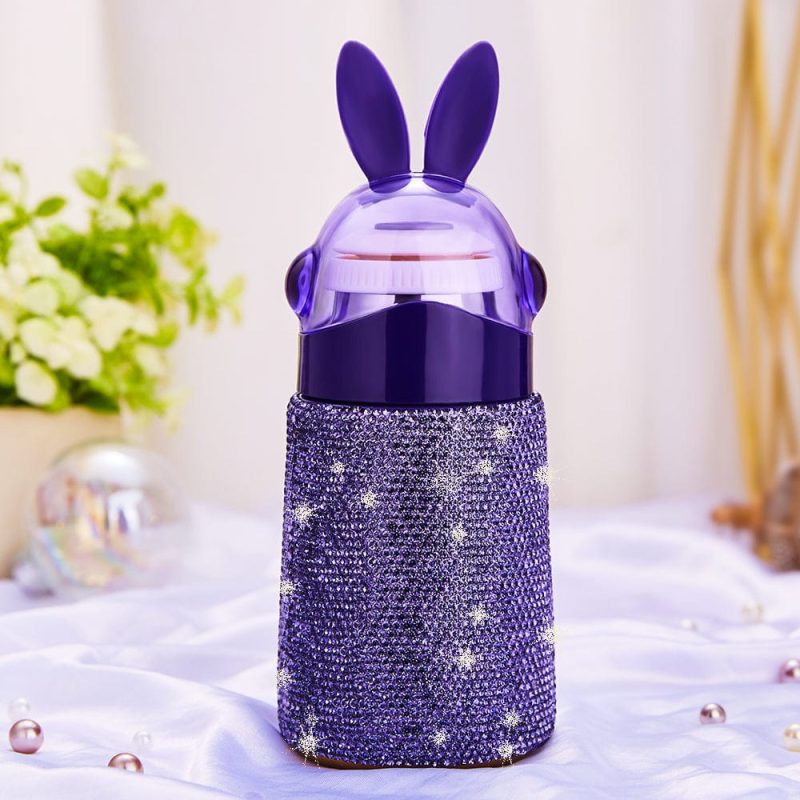 Stylish Rhinestone Cup Bling Tumbler Crystal Water Bottle Best Gift For Her