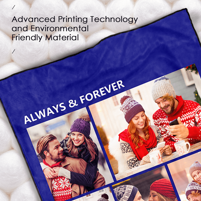 Personalized Blanket Christmas Gift – Green