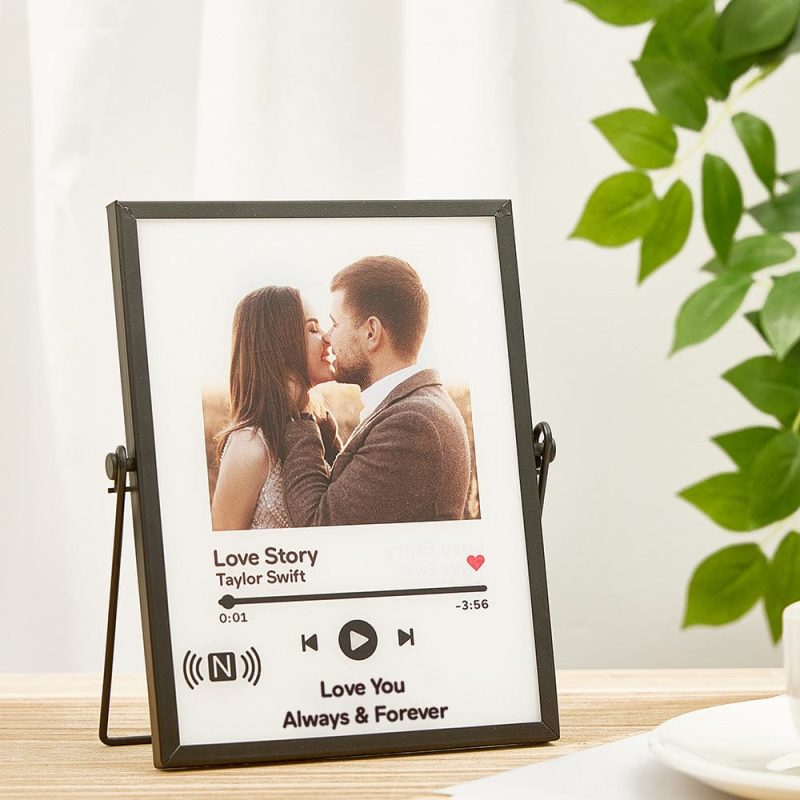 Custom Spotify Music Plaque Tap to Play NFC Tag Plaque Unique Gift for Lover