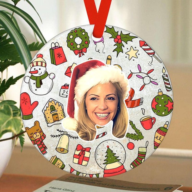 Custom Photo Ornaments Christmas Gifts For Her