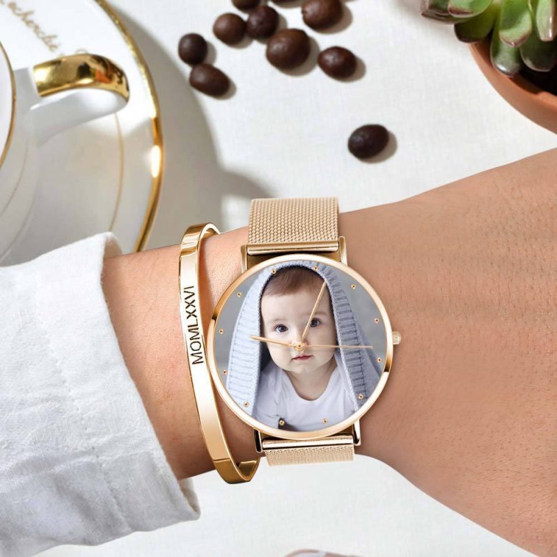Photo Watch Personalized Picture Watch Gift For Mother