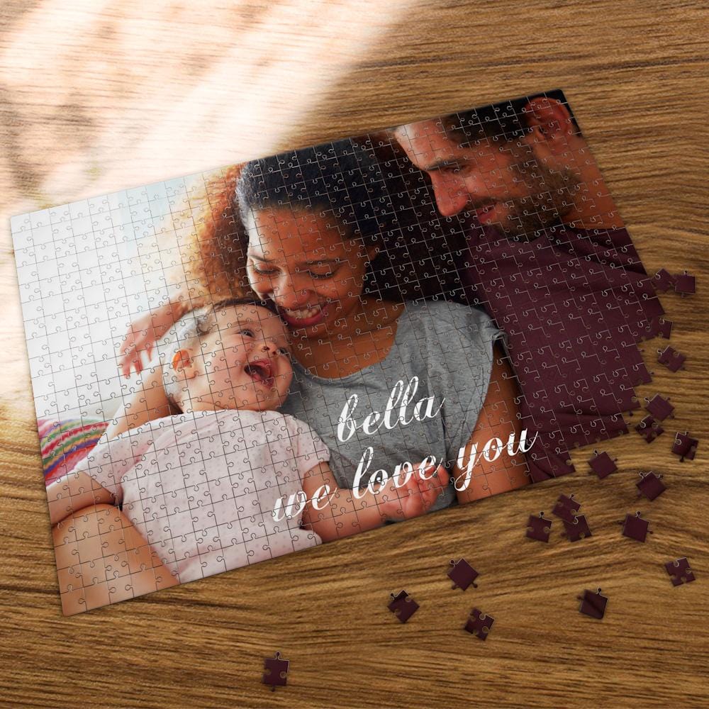 Father's Day Puzzle First Father's Day Gift Custom Jigsaw Puzzle Gift For New Dad - Image 2