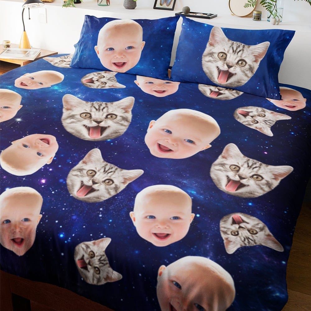 Custom Double Bedding Set Duvet Cover Personalized Gifts - Image 2