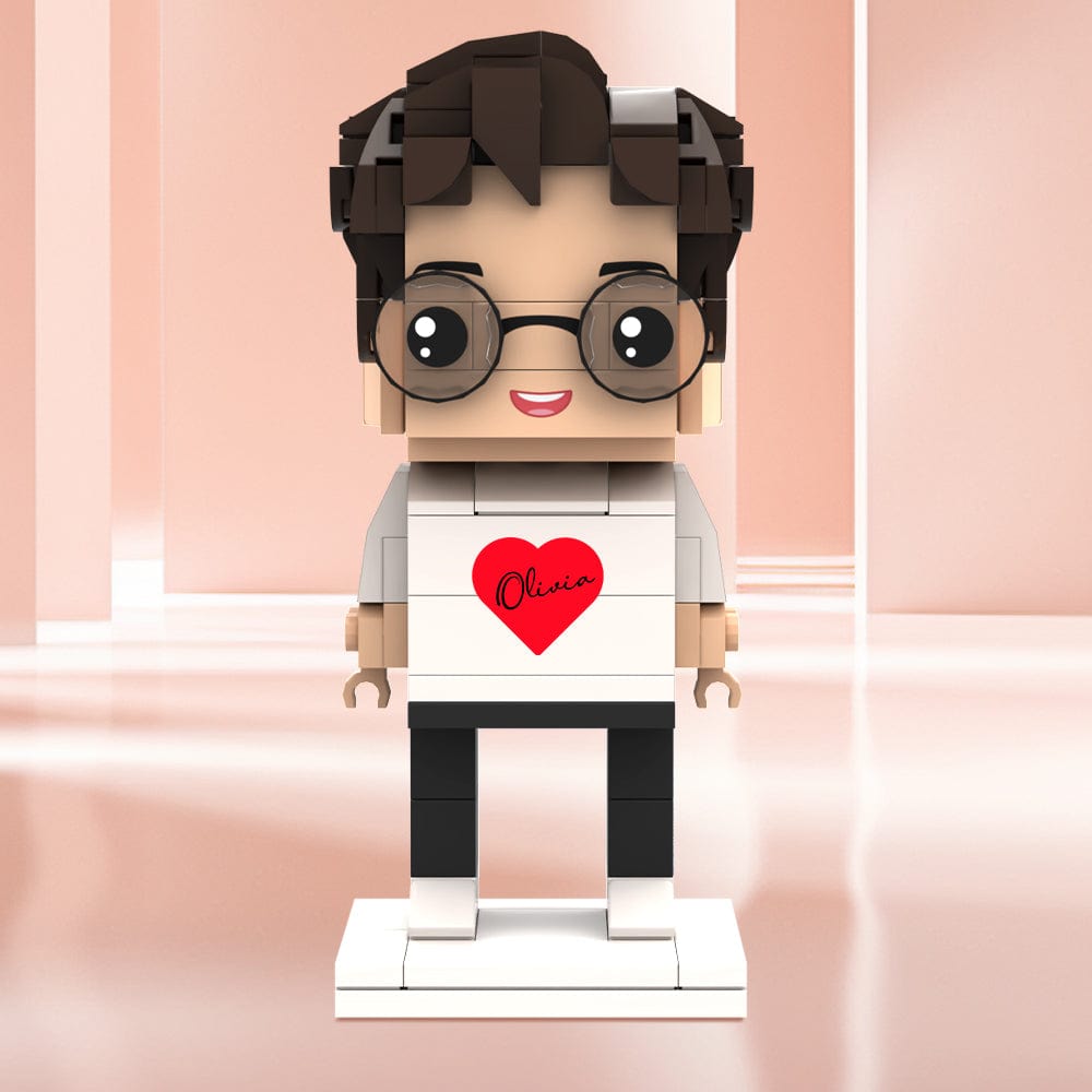 Valentine's Day Gifts Custom Brick Figures Personlized Name Brick Figures - Image 2