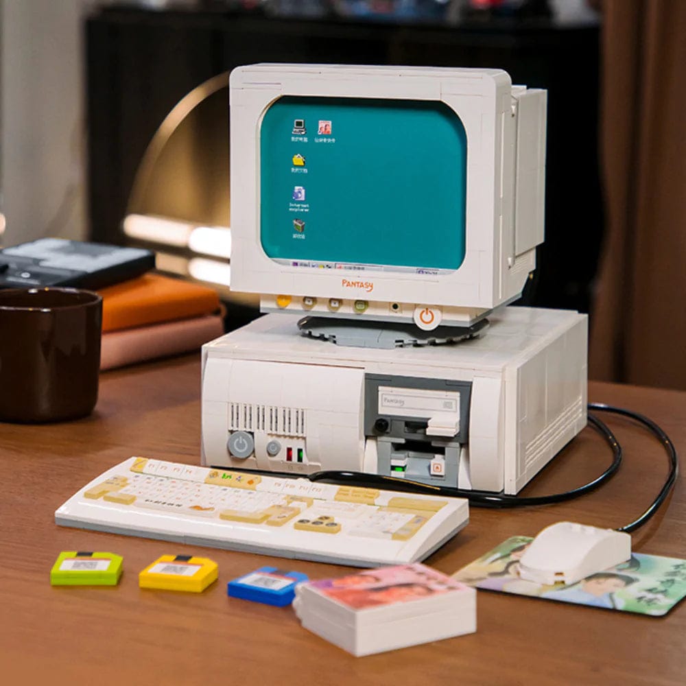 Pantasy Legend of Sword and Fairy Building Blocks Retro Computer Building Sets for Adults