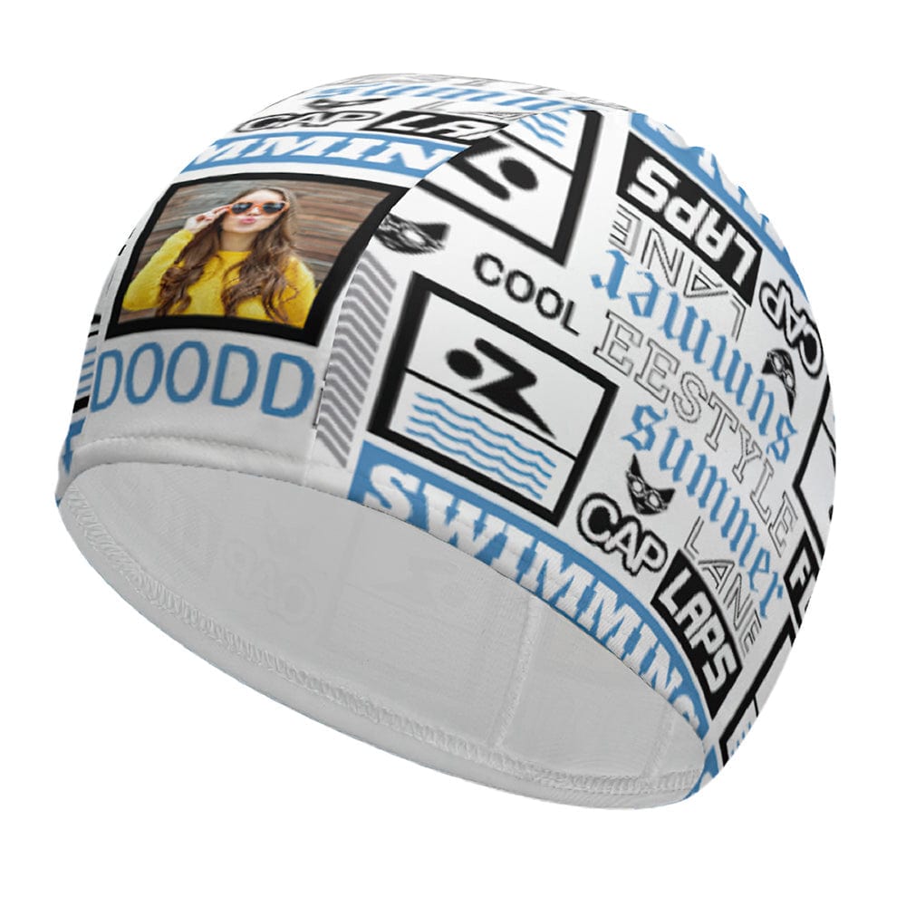 Custom Logo Swimming Cap Custom Swimming Caps Swimming Hats for Her - Image 3