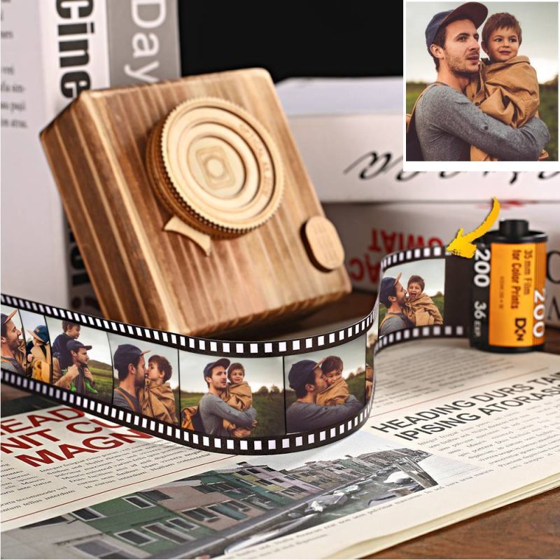 Personalized Multiphoto Colorful Camera Roll Home Decoration – Father’s Day Gifts