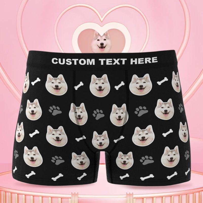 Custom Dog Boxer for Men Shorts 3D Online Preview