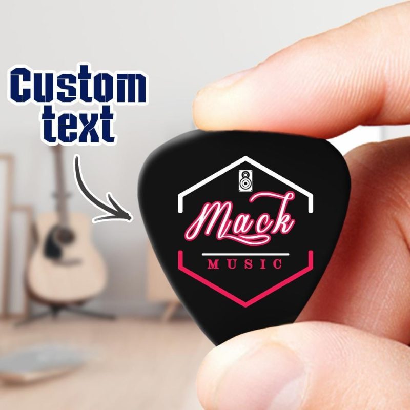 Engraved Guitar Pick Gift For Music Lovers – 6pcs