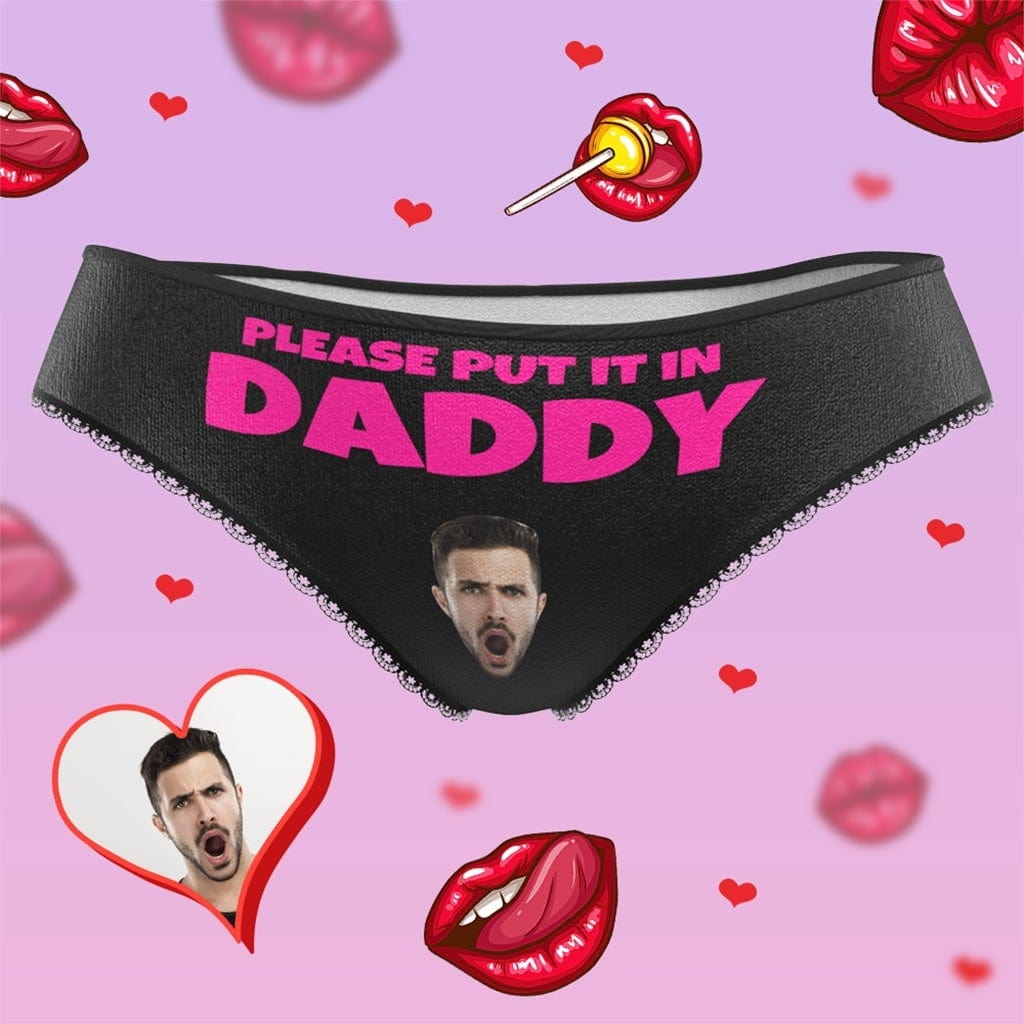 Personalized Panties Face Panties Custom Womens Underwear Valentines Day Gifts
