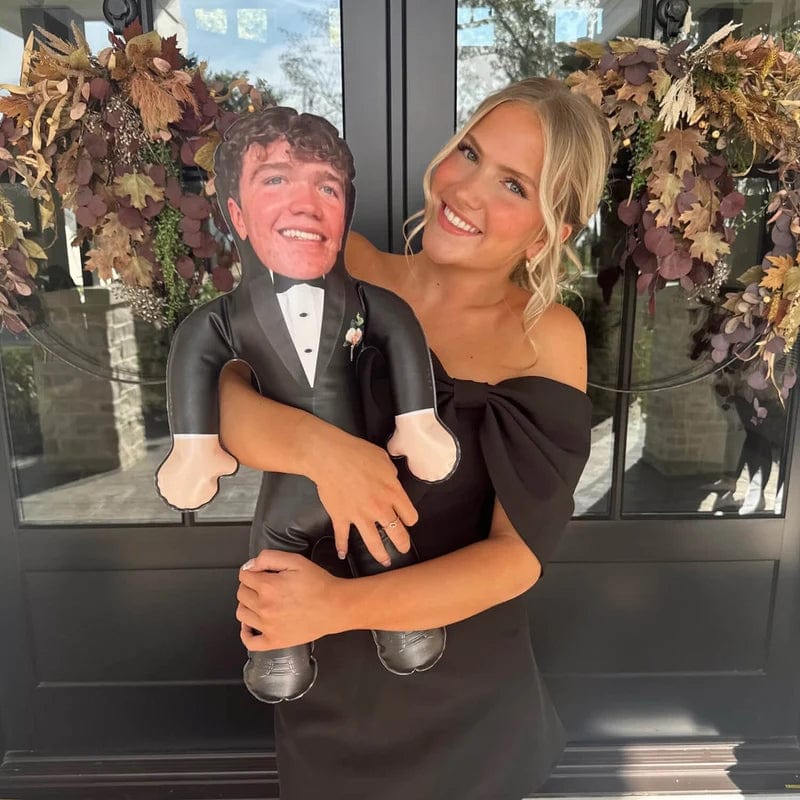 Personalized Groom Blow Up Dolls Unique Wedding Gifts Bachelorette Party Decor - Image 3