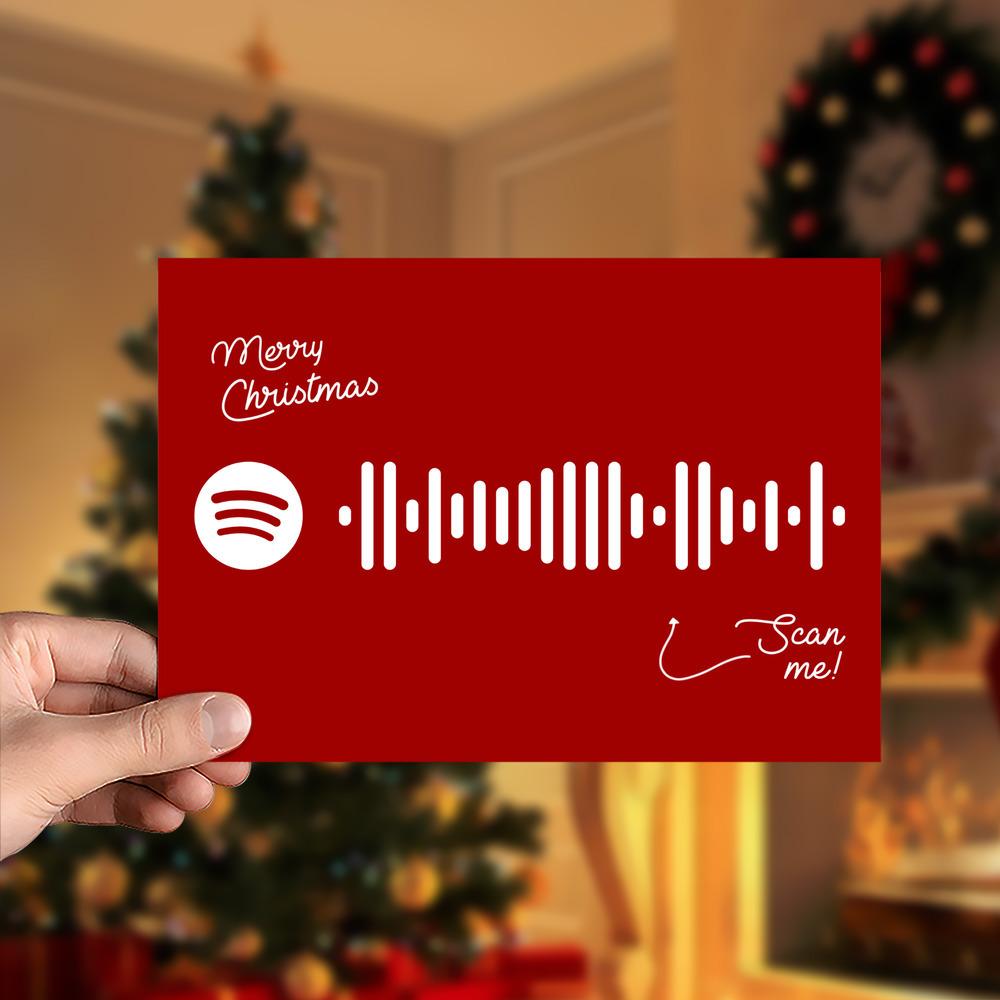 Amazing Grace (My Chains Are Gone) Spotify Code Music Greeting Card