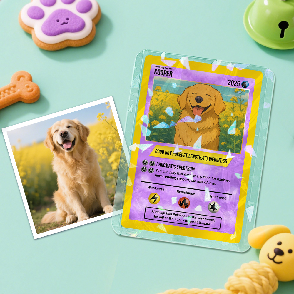 Custom Pet Poke Card Custom Card Gift For Pet Lover Custom Dog Presents - Image 2