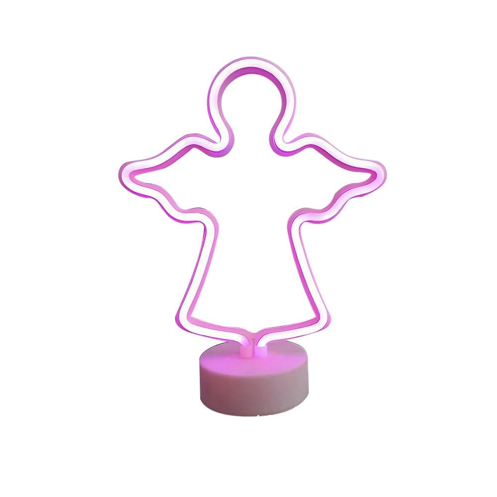 Neon Led Lights Angel Shape Valentine‘s Day Gift For Lover - Image 2