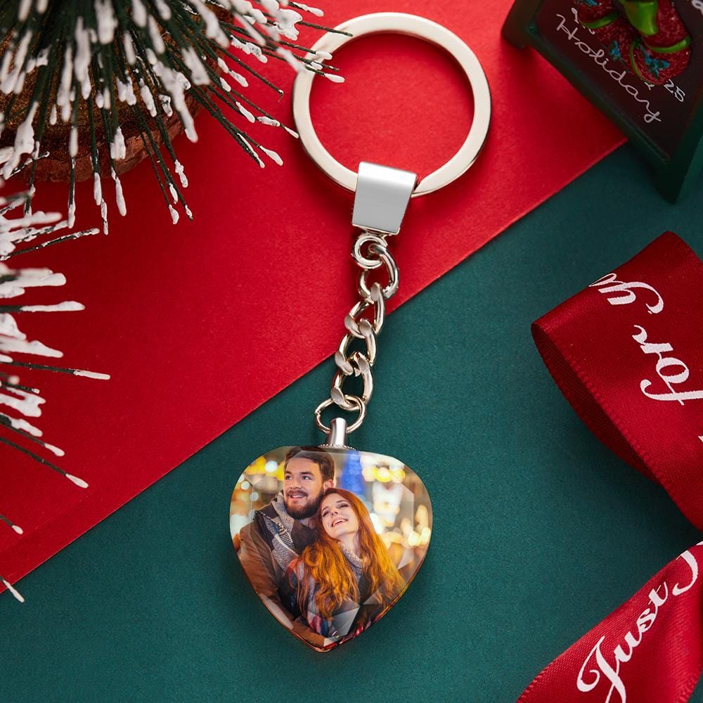 Photo Keychain Crystal Birthday Valentines Day Gifts - Image 2