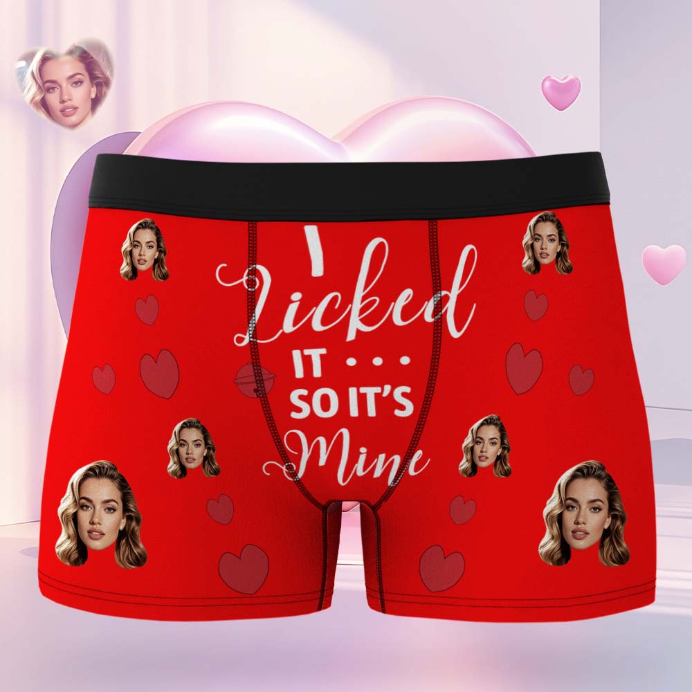 Valentine's Day Gift For Him Custom Face Boxer Personalized Underwear Unique Gift - 6 Colors - Image 3