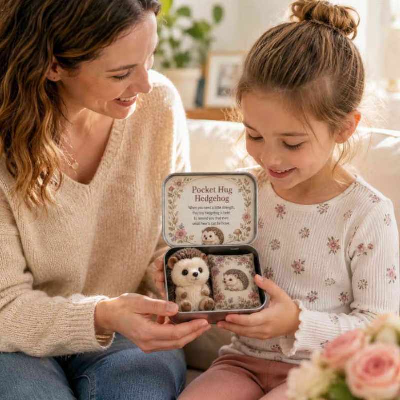 Personalized Pocket Hug Mini Plush Animal Gift Box With Name Comfort Keepsake Tin With Cute Stuffed Animal Heartfelt Gift For Familyfriends 7