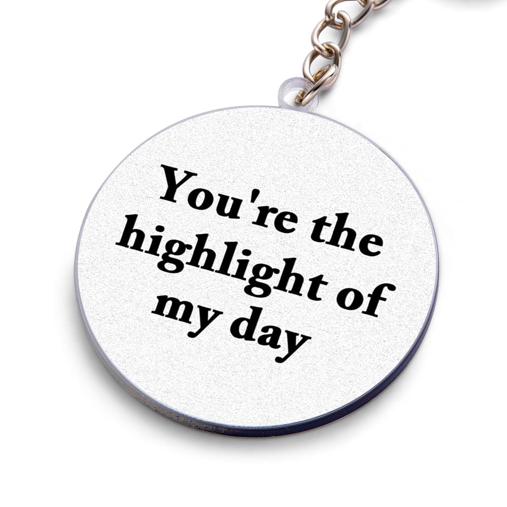Custom Moon Phase Keychain Personalized Anniversary Gift for Him Birthday Gift for Man - Image 2