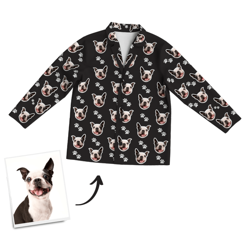 Mother’s Day Pajamas Custom Photo Pajamas Custom Pjs Gifts For Dog Mom – 6 Colors