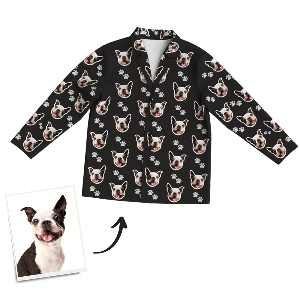 Mother's Day Pajamas Custom Photo Pajamas Custom Pjs Gifts For Dog Mom - 6 Colors