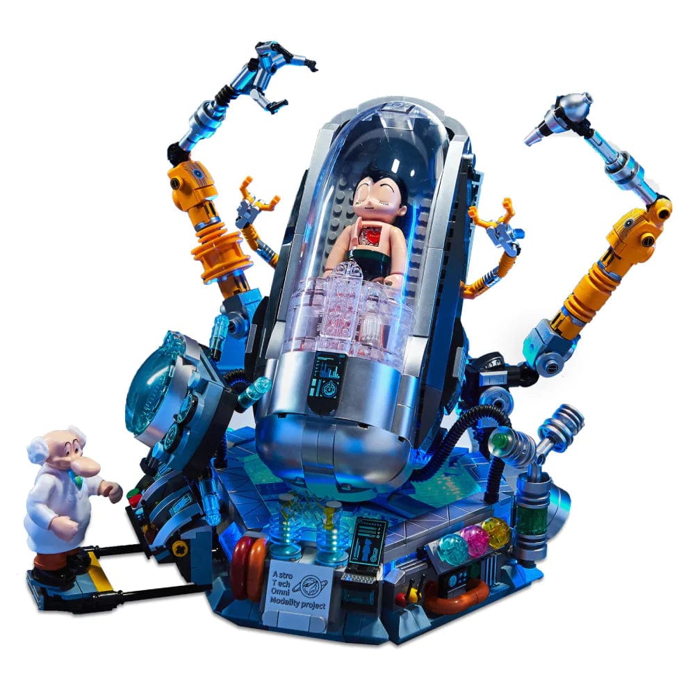Pantasy Astro Boy Awakening Moment Building Set Mechanical Repair Stage Building Kits for Adults