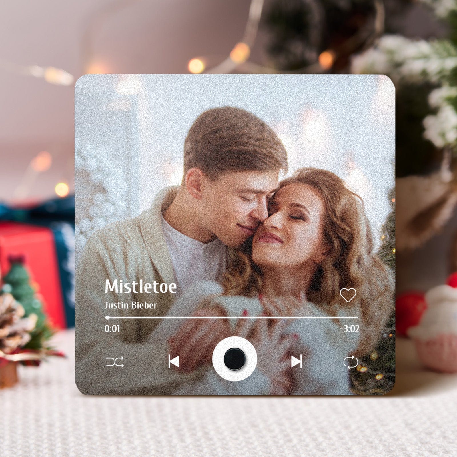 Custom Music Fridge Magnet Personalized Album Fridge Magnet Can Play Songs Creative Family Gifts Christmas Gifts