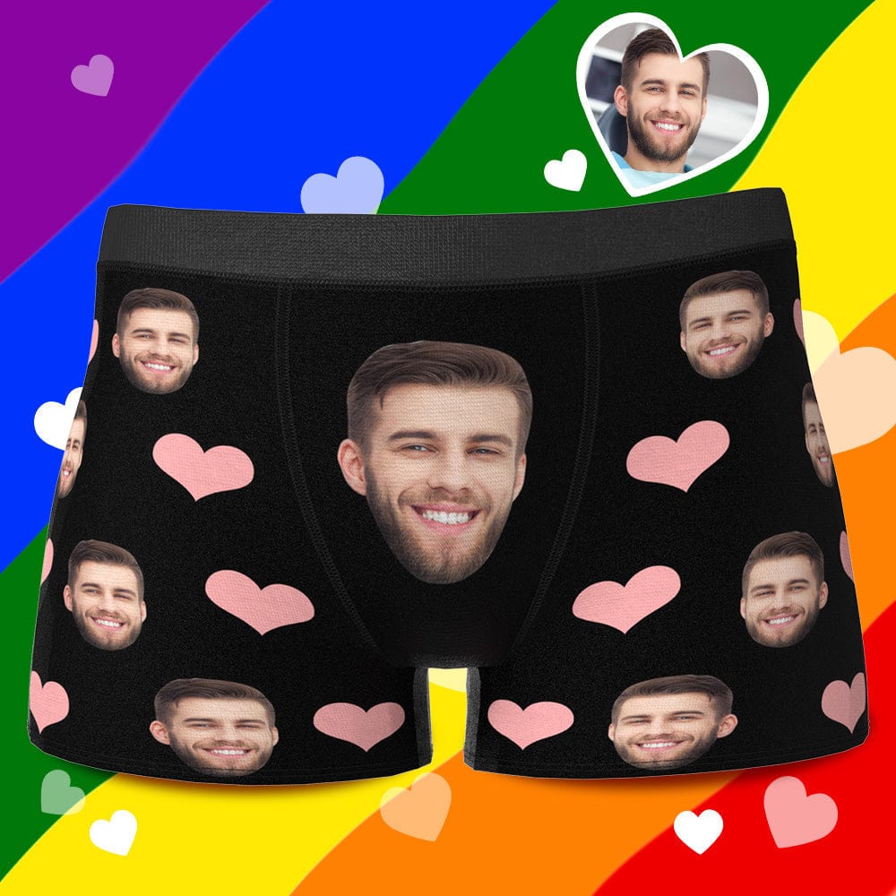 Custom Face Boxer Briefs 3D Online Preview Gifts for Gay Friends