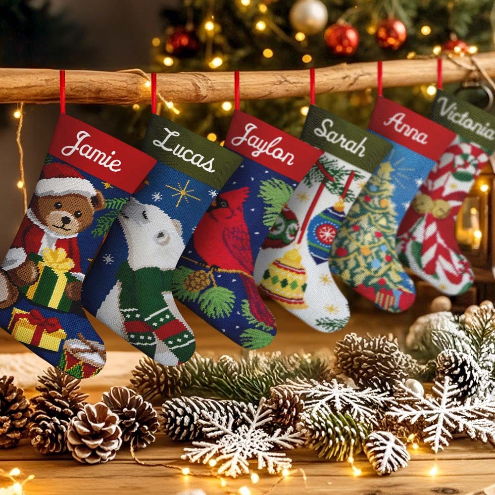 Christmas Stockings Personalized Stocking Custom Name Christmas Stockings Christmas Gifts