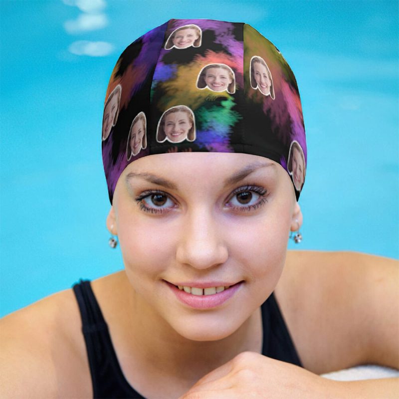 Custom Swimming Cap Colorful Swim Caps Swimming Hats for Men Women