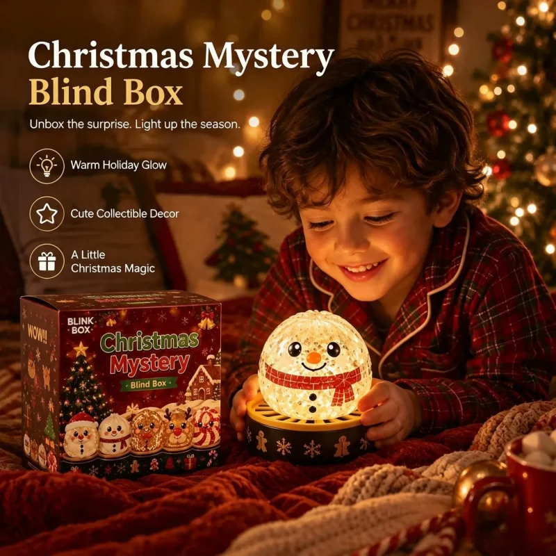 Christmas Squishy Gift Box — Bun-Shaped Trio