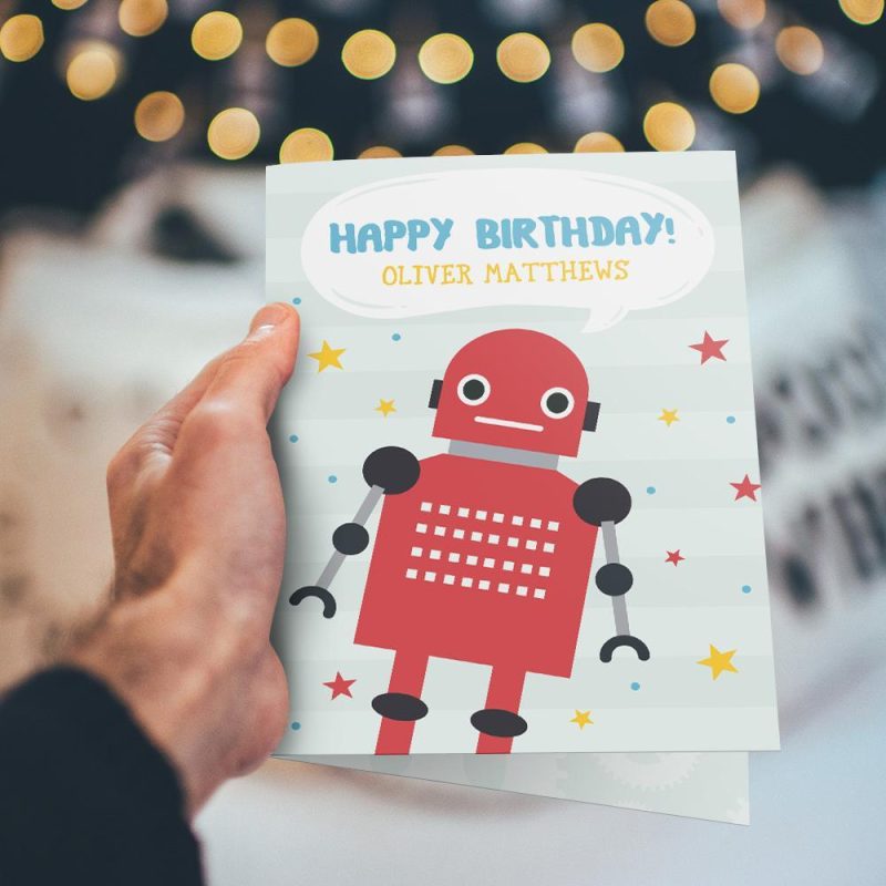 Custom Birthday Greeting Card Happy Birthday Card For Boys