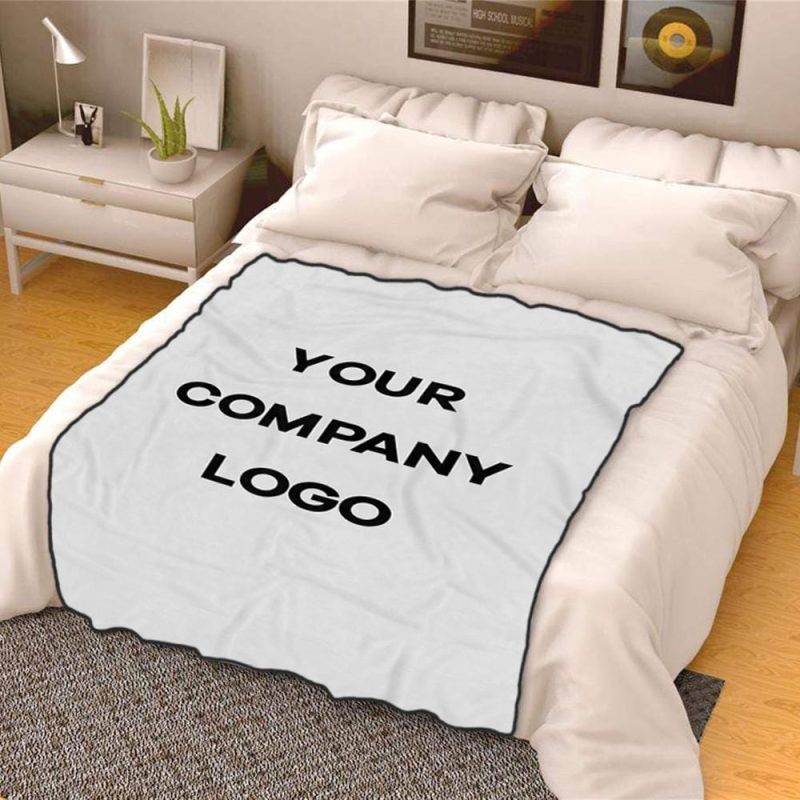 Custom Blanket Fleece Blanket Business Gift