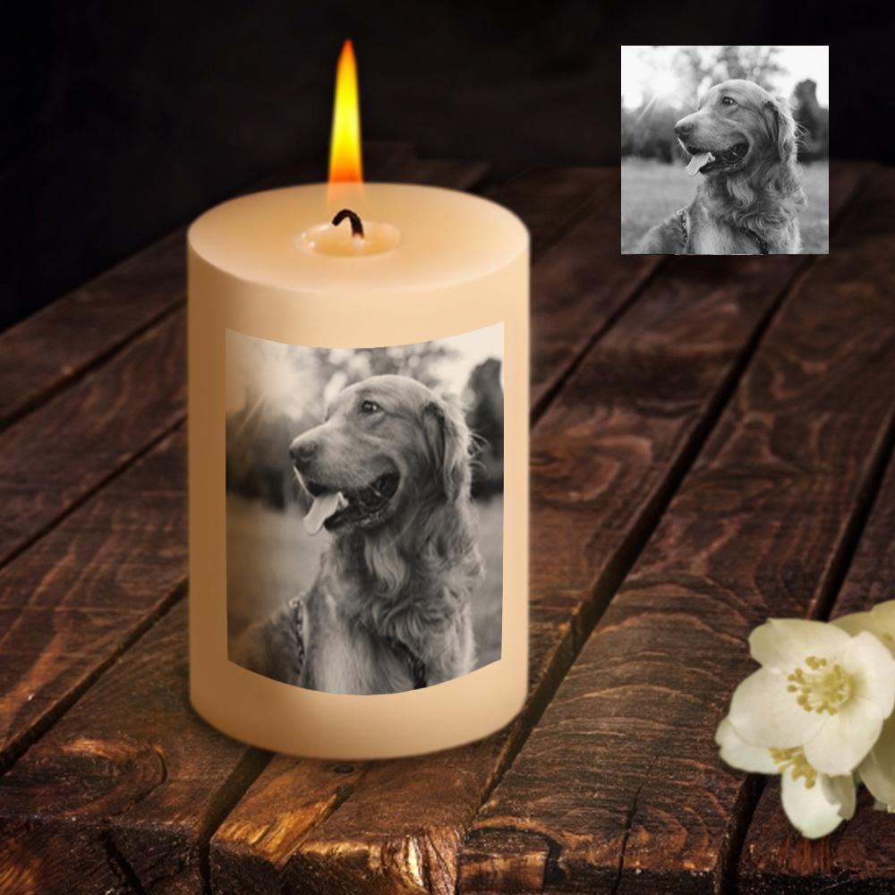 Photo Candle Personalized Candles Passed Away Dog Gifts Pet Memorial Gifts - Image 2