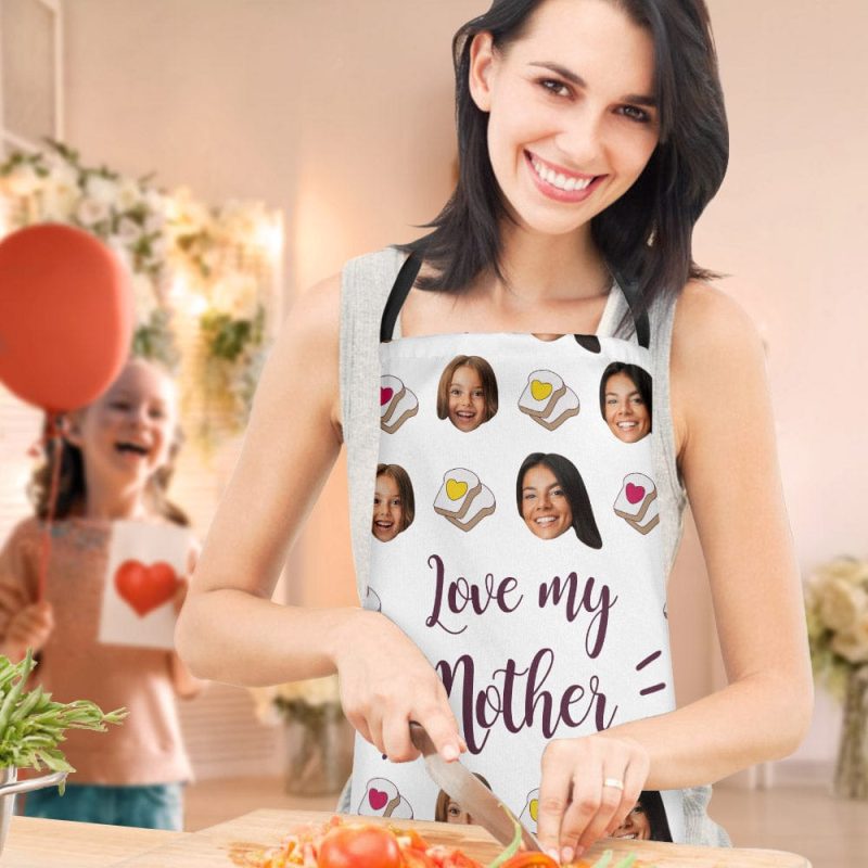 Mother’s Day Apron Custom Face Apron Mother’s Day Gifts