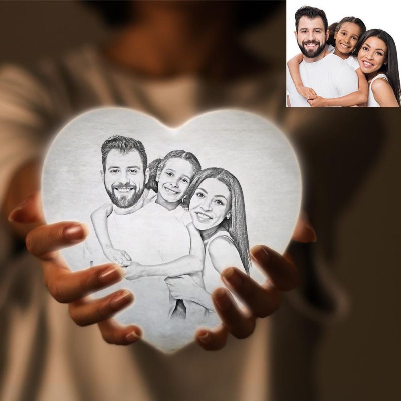 15th Wedding Anniversary Gifts – I Love You To The Moon And Back Personalized Valentines Day Gifts