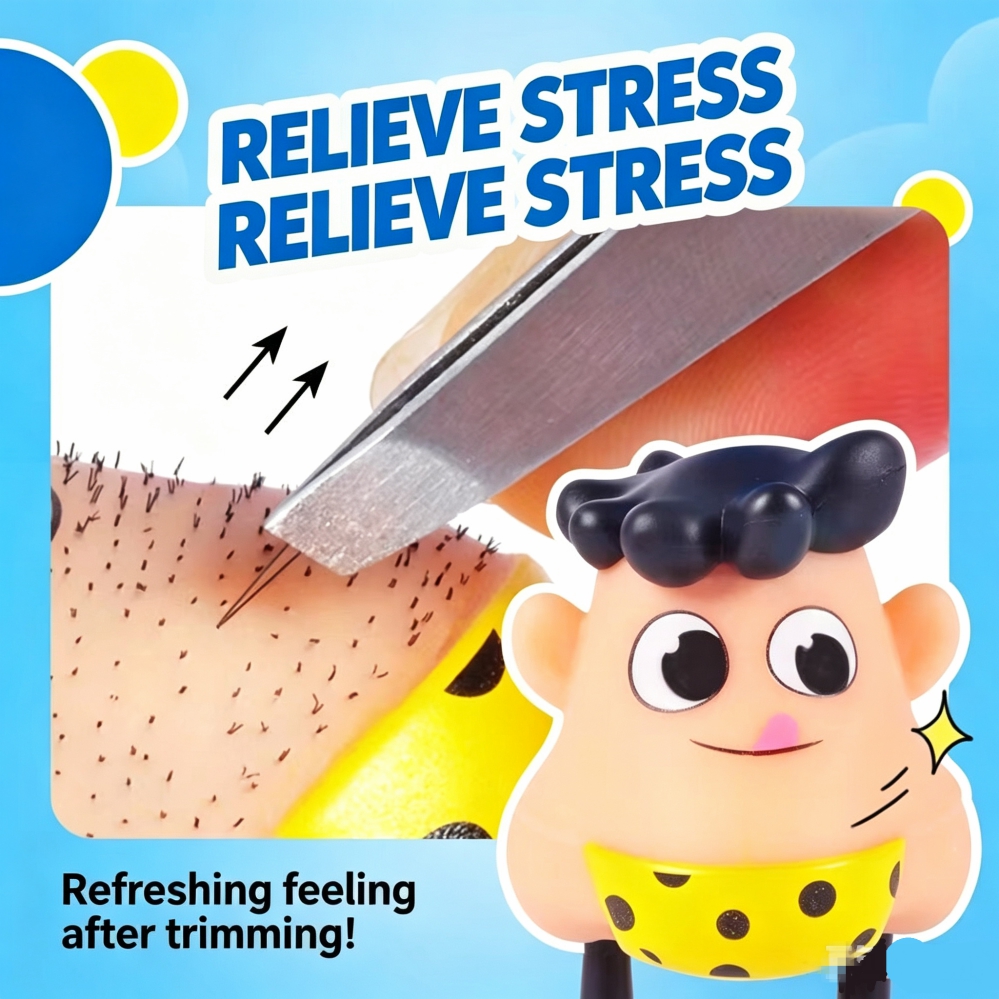 Pull Out And Squeeze Blackheads, Relieve Stress Toy, Funny Keychain Pendant To Relax