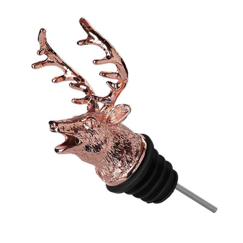 Deer Head Wine Stopper Housewarming Gifts for Family 3 Colors