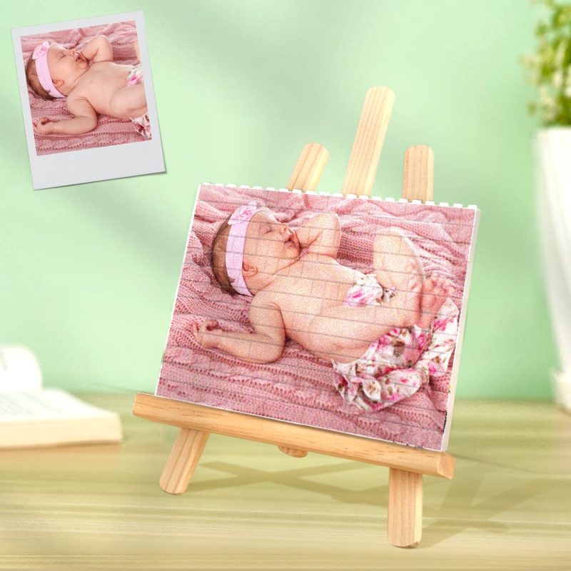 Custom Building Brick Custom Photo Block Square Shape Gifts for Children