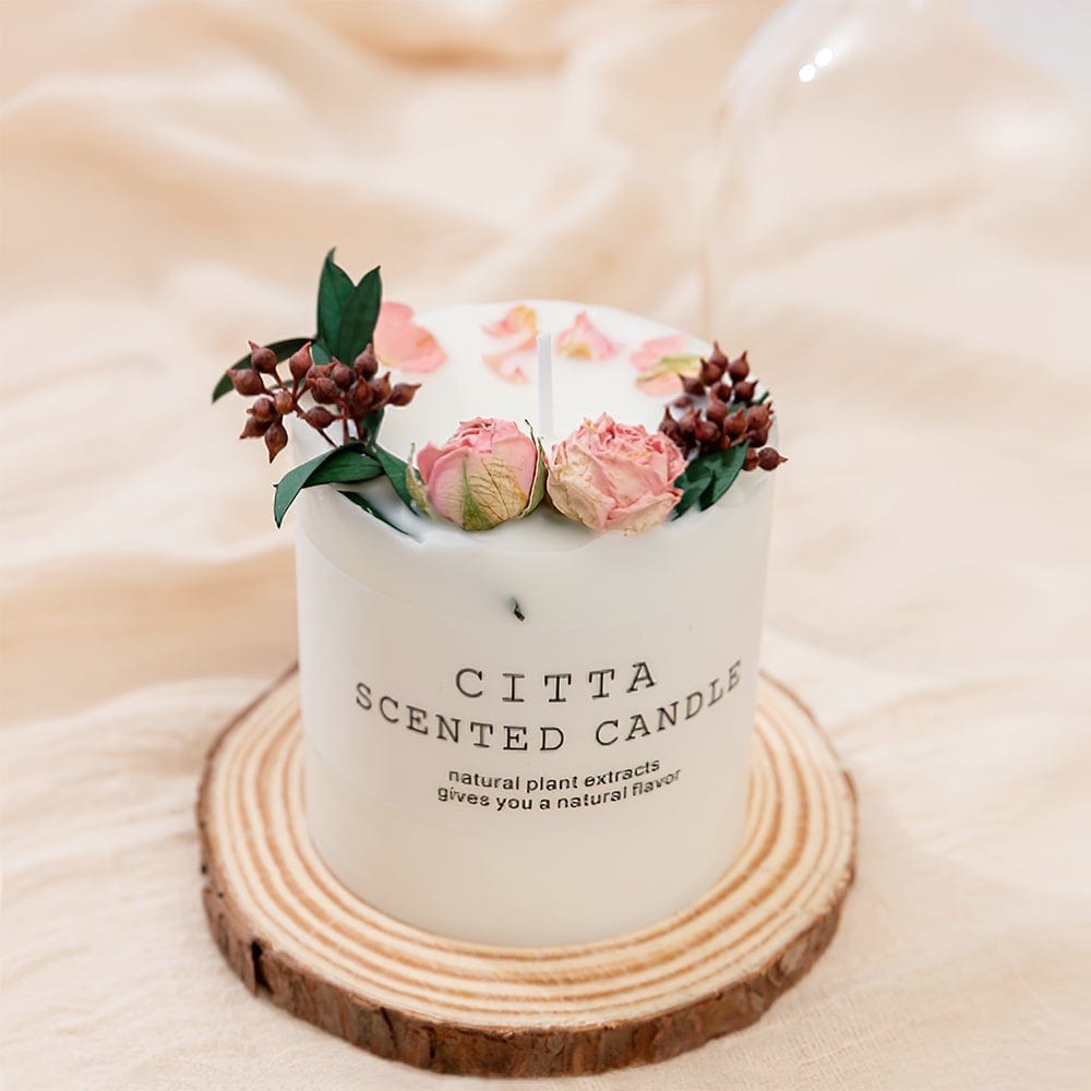 Scented Aromatherapy Candles Natural Flowers Candle Housewarming Gifts for Women - Image 2